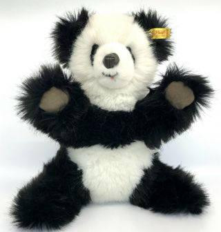 Steiff Molly Panda Plush Teddy Bear 32cm 12.  5in Id Button Tag 1978 - 89 Vintage