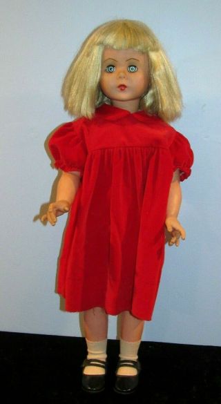 Vintage Patty Playpal Companion Clone Doll Friend - Big 31 " Blue Eyes Blonde Hair