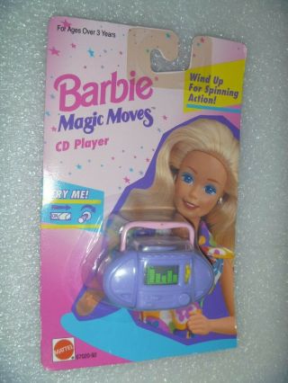 Barbie Magic Moves Cd Player By Mattel Old Stock