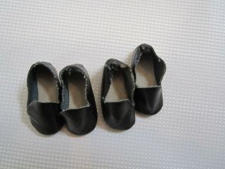 Uneeda Tiny Teen Bob HTF Black Shoes - - 5 Pairs - - Good to VG 2