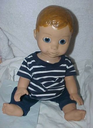 Luvabella Boy Baby Spinmaster Interactive Talkiing Laughing Moving Blue Doll