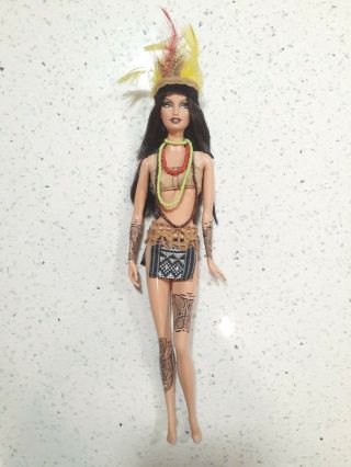 Barbie Pink Label Dolls Of The World Amazonia Barbie Complete Adult Collector