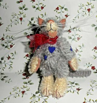 Deb Canham Miniature Mohair Bear,  The Cheshire Cat,  Le 613/2500,