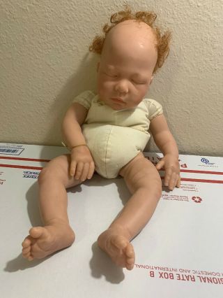 Lee Middleton Breathes Sleeping Born Baby Doll By Reva 2003 051603 For Ooak