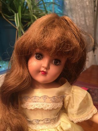13 " Ideal Toni Doll Very Long Hair Dressed But I Do Not Believe Originally P - 90.