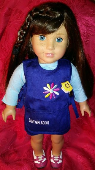 2 American Girl Doll Grace With Daisy Girl Scout Outfit 2014