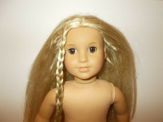 Pleasant Company American Girl Julie Albright 18 " Doll Blonde Hair Brown Eyes