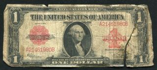 Fr.  40 1923 $1 One Dollar Red Seal Legal Tender United States Note
