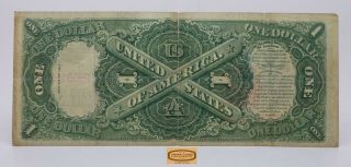 Fr.  39 1917 Large Size Legal Tender Dollar,  large tears at the center - 17137 2