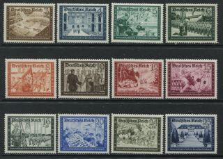 Germany 1939 - 41 Semi - Postals Various Values To 25,  15 Pf O.  G.