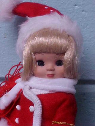 Robert Tonner Adorable 8 " Ann Estelle As Queen Of Christmas Red Skating Costume