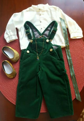 Pleasant Company American Girl Of Today Holiday Bibs Complete Outfit Vintage " 98
