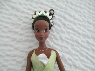 Disney Store Princess & The Frog Tiana Barbie Posable Doll 12 "