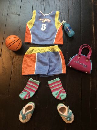 American Girl Doll Julie Basketball/athletic Set