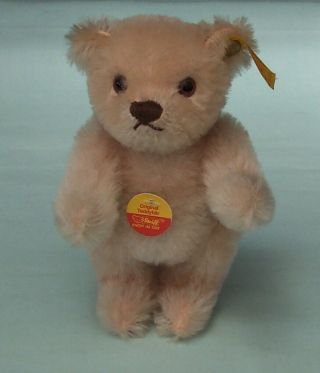 Steiff Teddy Bear (15 Cms) 0211/15 Blonde Mohair Toy Germany