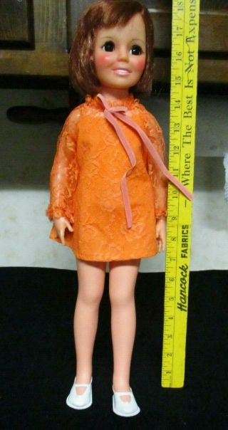 Ideal Crissy.  17 1/2 Inches 1969.