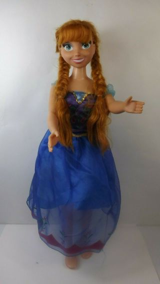 Disney Frozen Anna My Size Doll Large 36” (3 Foot) Doll 2014 Jakks Pacific