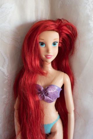 17 " Disney Singing Princess Ariel Little Mermaid Doll - - Sings