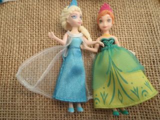Polly Pocket Disney Princess Anna Elsa Frozen Fabric Clothes E4
