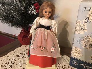 Vintage Ratti Doll Made in Italy Blonde Hair with Box and Stand 2