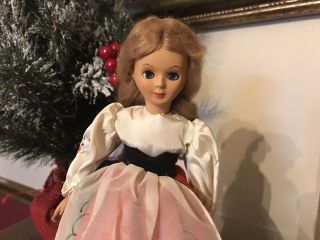 Vintage Ratti Doll Made in Italy Blonde Hair with Box and Stand 3