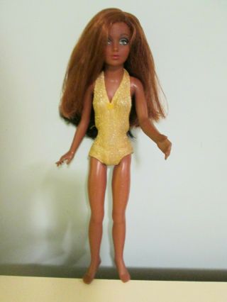 Ideal 1973 Tiffany Taylor Doll 18 " Black African American Copper Hair