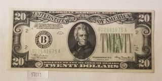 West Point Coins 1934 $20 Federal Reserve Note 
