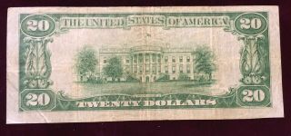 1929 $20 FEDERAL RESERVE NOTE (from the bank of Philadelphia) s/h 2