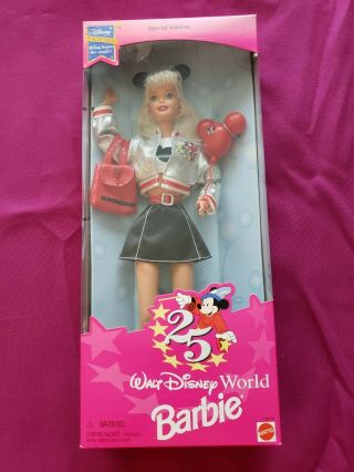 Walt Disney World 25th Anniversary 1996 Barbie Doll