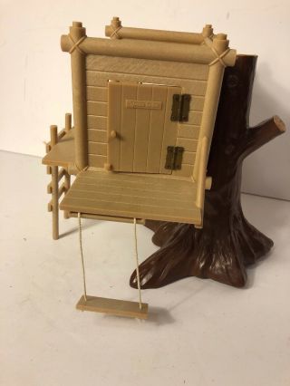 1986 EPOCH CALICO CRITTERS SYLVANIAN FAMILIES TREE HOUSE W Ladder 2