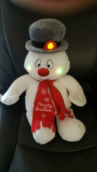 Frosty The Snowman Build A Bear Plush Toy W/ Hat & Scarf 18 " Limited Edition