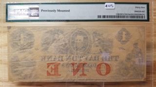 The Dayton Bank 1850s St.  Paul Minnesota $1 Banknote PMG 35 Remainder 1120 - 26 3