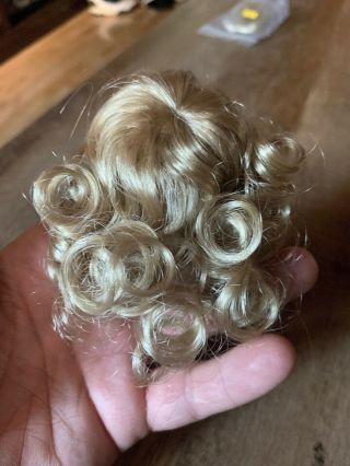 Mini Ginny Monique Barbie Wig Sz 4 Blonde Long Curl 322