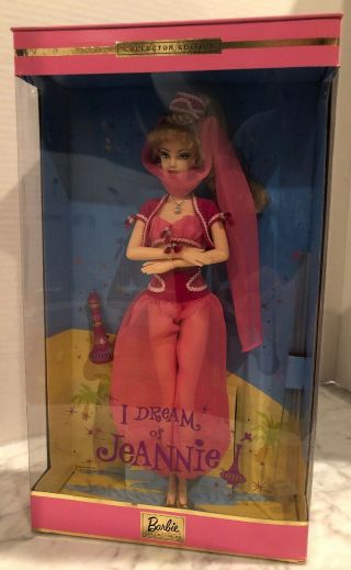 2001 Mattel Barbie I Dream Of Jeannie Classic Tv Show Doll Nrfb 29913