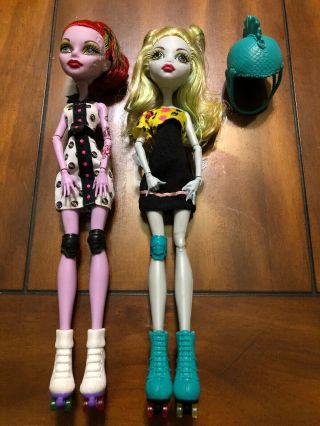 Monster High Lagoona Blue And Operetta Skultimate Roller Maze Dolls