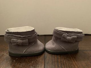 American Girl Grace Boots Shoes From Meet Outfit Gray Booties Girl Of The Year
