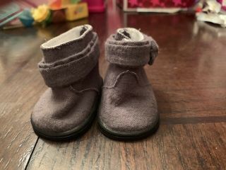 American Girl GRACE Boots Shoes from Meet Outfit Gray Booties Girl of the Year 2