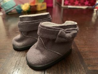 American Girl GRACE Boots Shoes from Meet Outfit Gray Booties Girl of the Year 3