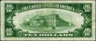 FR.  1860 D $10 1929 Federal Reserve Bank Note Cleveland D - A Block VF 3