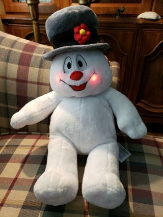 Build - A - Bear Workshop Frosty The Snowman With Light Up Cheeks Plush