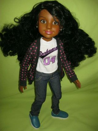 Mga Best Friends Ink Club 18 " Calista Jointed African American Doll In Outfit
