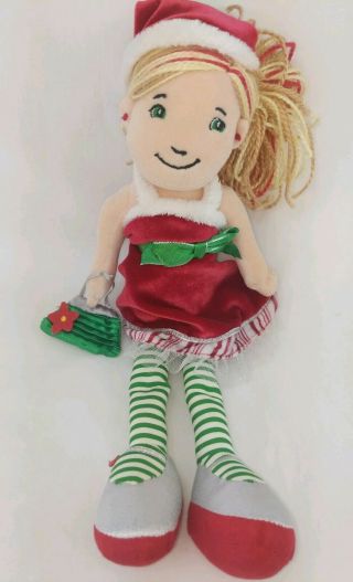 Groovy Girl Cloth Doll 2010 Special Edition Christmas Toy Plush Cali Candy Cane