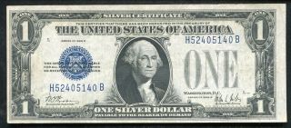 Fr.  1602 1928 - B $1 One Dollar “funnyback” Silver Certificate Xf/au