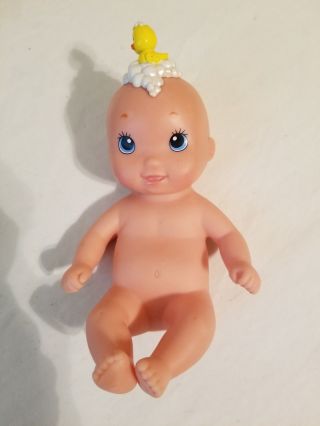 2013 Lauer Toys Playmates Rubber Baby Doll With Duck On Head