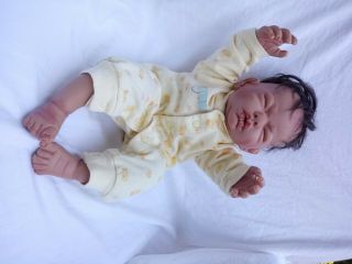 Kymberli H.  Durden Lifelike Reborn Newborn Silicone Baby Doll 19 "