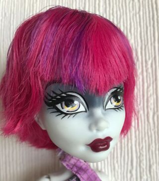 Monster High Create a Monster Ghost Girl CAM Doll Complete Wig Shoes Dress Belt 3