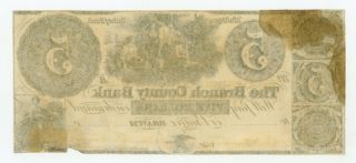 1800 ' s $5 The Branch County Bank - Branch,  MICHIGAN Note 2