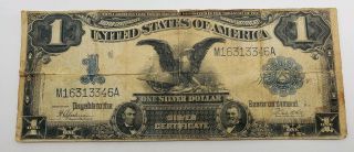 Series 1899 $1 Dollar Silver Certificate Black Eagle - M16313346a