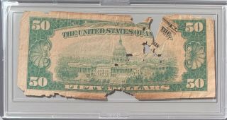 1929 $50 Federal Reserve Bank of Cleveland,  Ohio National Currency No Minimum 2