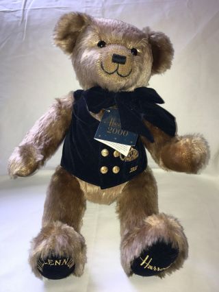 Harrods Millennium 2000 Bear 17 " Teddy Bear,